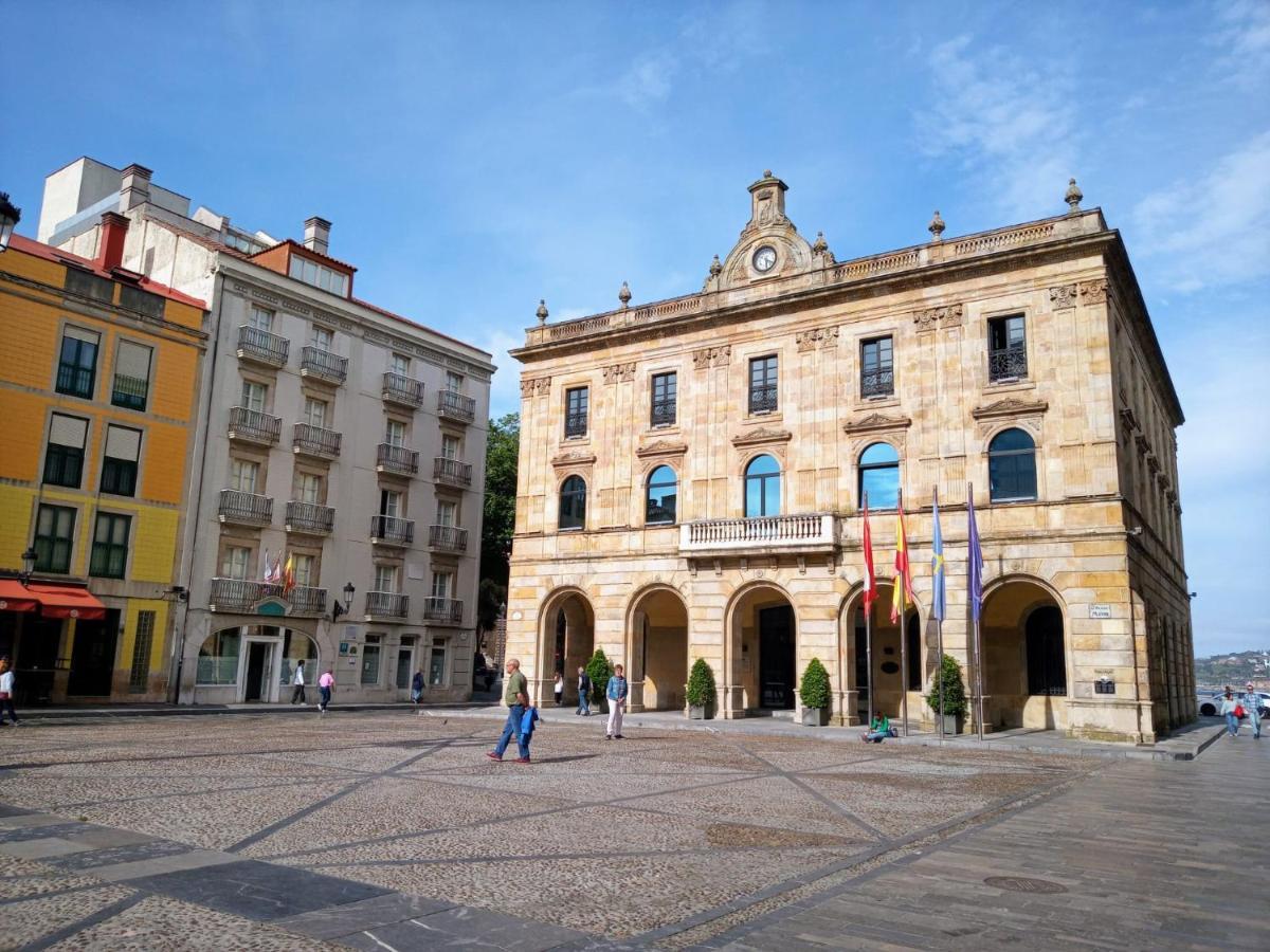 Les Casetes De San Lorenzo Gijon Ngoại thất bức ảnh