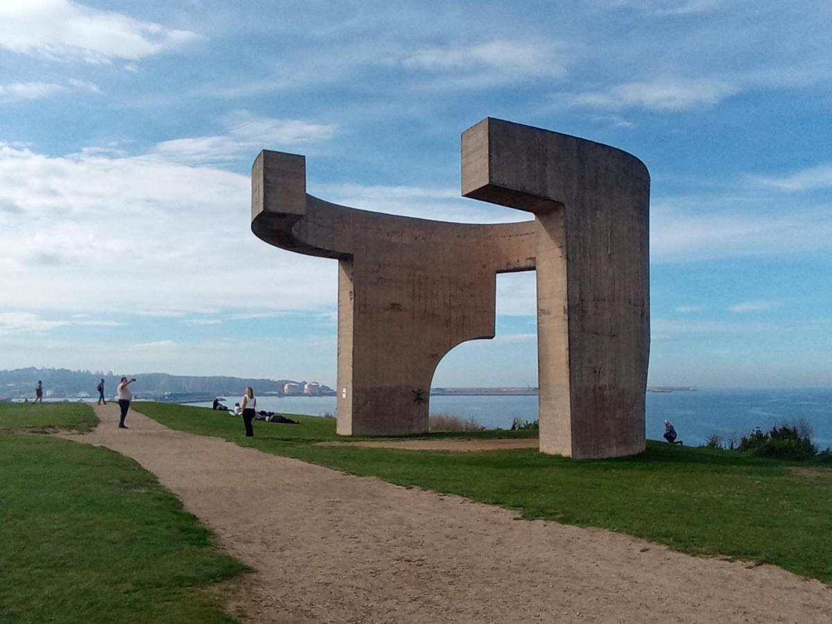 Les Casetes De San Lorenzo Gijon Ngoại thất bức ảnh